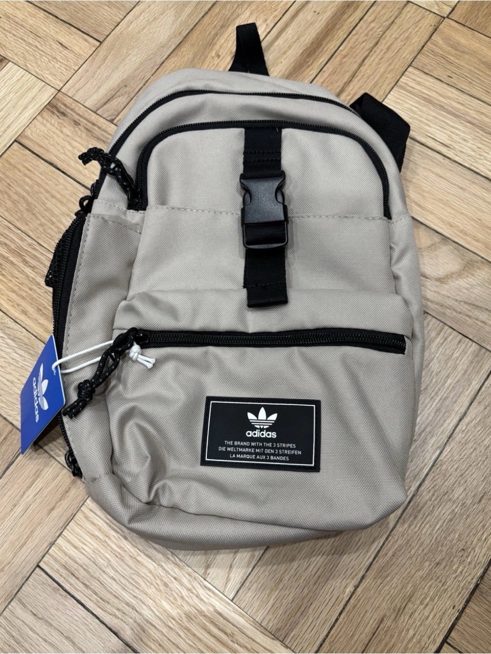 ADIDAS UTILITY 3.0 SLING BAG WONDER BEIGE MENS UNISEX NEW WITH TAGS